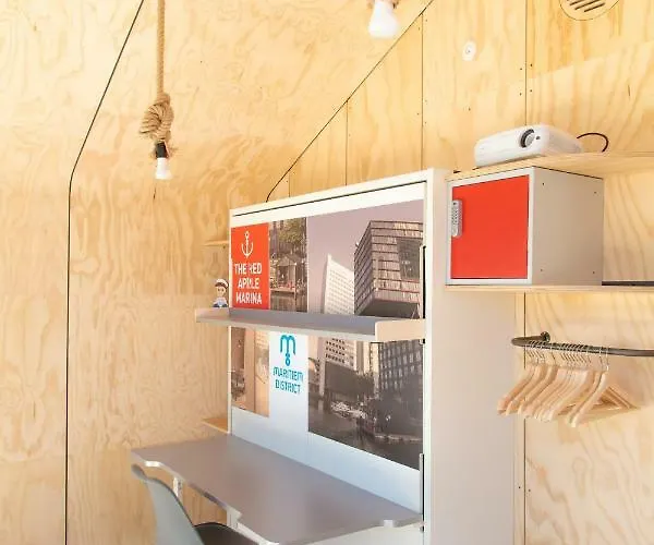 Úszó hotel Wikkelboats At Wijnhaven Rotterdam